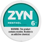 کیسه نیکوتین زین منتول ۶ میلی‌گرم (ZYN Menthol 6MG)