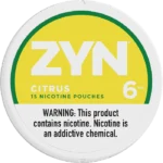 کیسه نیکوتین زین مرکبات ۶ میلی‌گرم (ZYN Citrus 6MG)